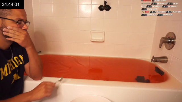 Eric Lamont Robbins Jr. finally completes the challenge of filling a bathtub using only a teaspoon