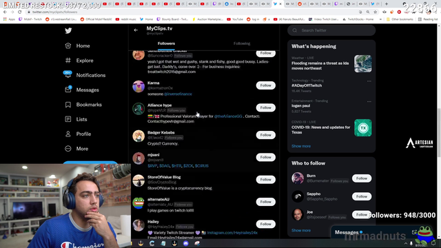 MyClips.tv Creator follows Mizkif in Real Time whilst being investigated