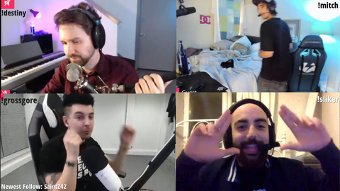 Sliker made out with Kandys boobs at twitchcon