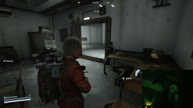 Aris hears something suspicious.