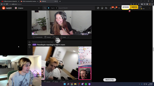 The face of Twitch reacts to the face of YouTube reacting to the face of Twitch