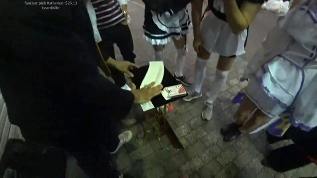 Guy checks out soda's ass