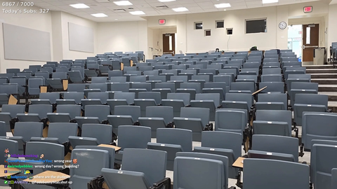 Science Professor Emily's First Day of Class