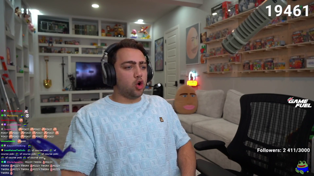 Mizkif's heart skips a beat