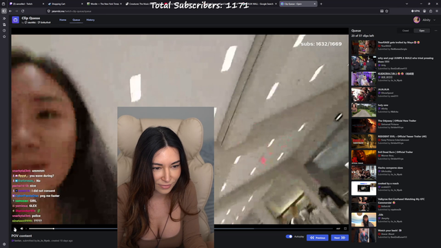 too much fanfan for Alinity