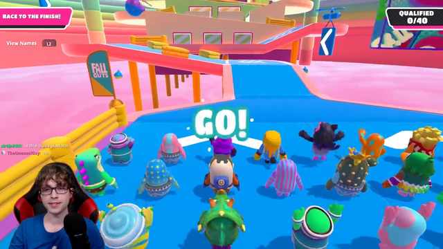 When platformers play fall guys