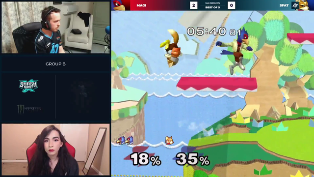 Crazy Set Ending Combo by Magi at Smash Summit 10