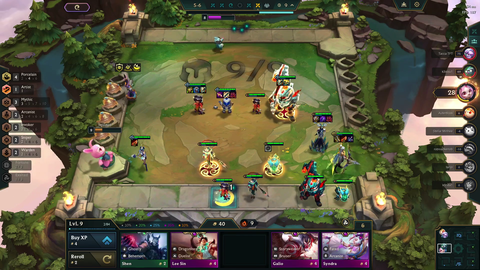 Pro TFT streamer in tournament is so confident in his win he starts playing another game entirely.