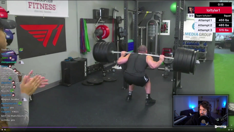 Destiny Feels Pain Watching Tyler1 Fail A Squat Max