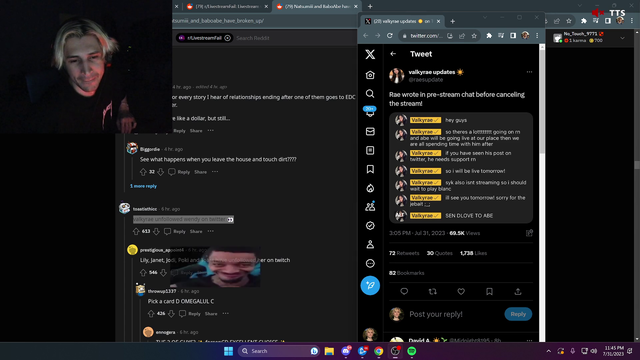 xQc on repercussion of cheating (team BaboAbe btw)