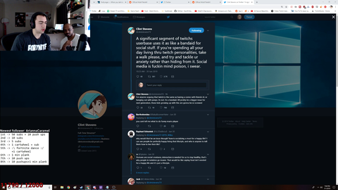 Mizkif tries to have a serious conversation about mental health on Twitch