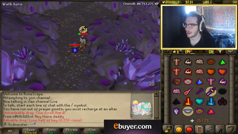 He didn't realize his girlfriend was on the phone (Skiddler)
