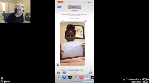 xQc featured in TikTok compiliation