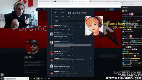 xQc on Keemstar