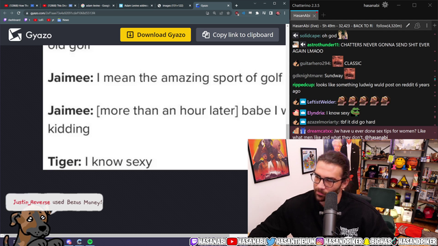 Hasan gives women advice
