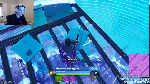 xQc sees a pro Fortnite player's setup