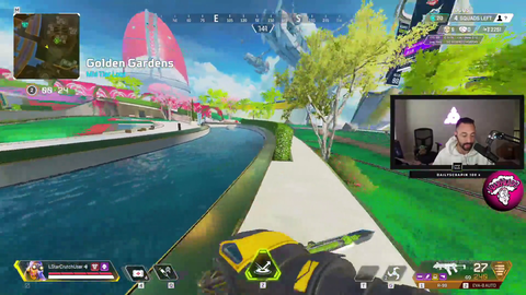 Nokokopuffs sharing the secret to winning a 1v2 in Apex Legends