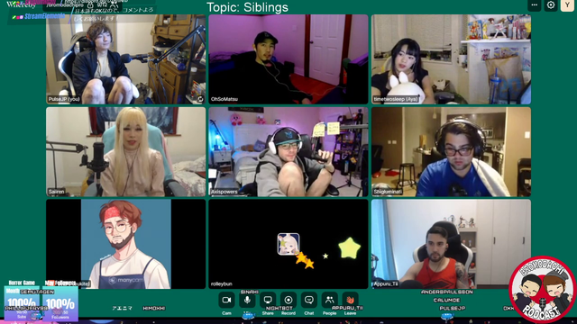WILD BAT interrupts podcast stream