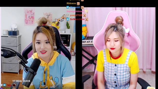 When Korean Streamer loses a bet and hates her life