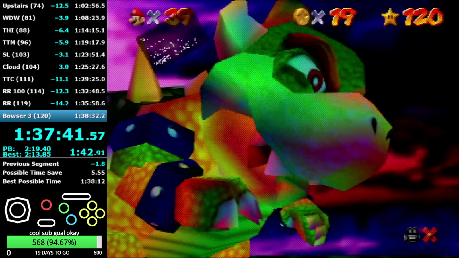 Puncay drops his best run ever to bowser throws