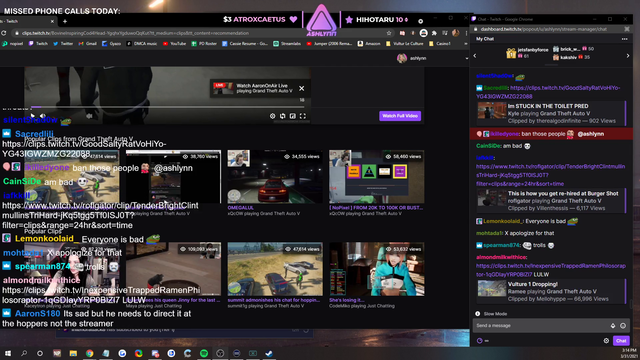 Ashlynn on chat hoppers effecting streamers