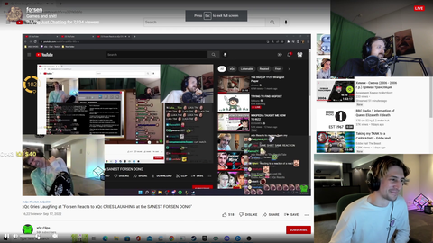 xQc reacts to Forsen reacting to xQc reacting to Forsen reacting to xQc reacting to Forsen