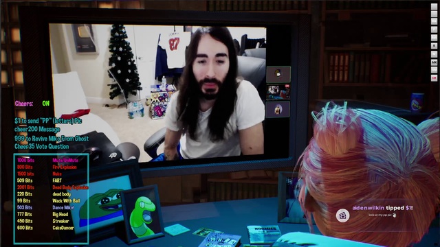 MoistCr1tikal explains (to codemiko) a benefit of being sponsored by Adam and Eve