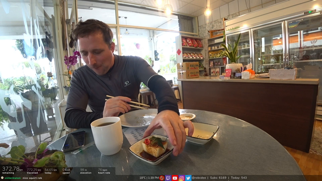 Rob obliterates the Panna cotta