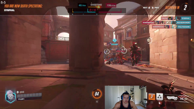tyler1 having some wholesome fan interactions in OW2
