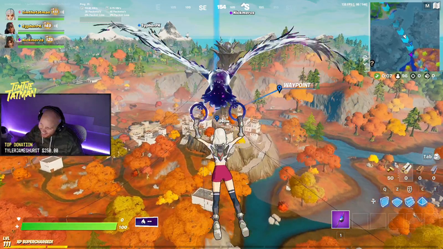 Tim gets the full experience his first game back for the new season of Fortnite