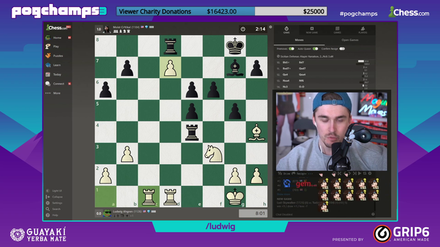 Ludwig asks for Twitch Prime subs in the middle of a Chess match