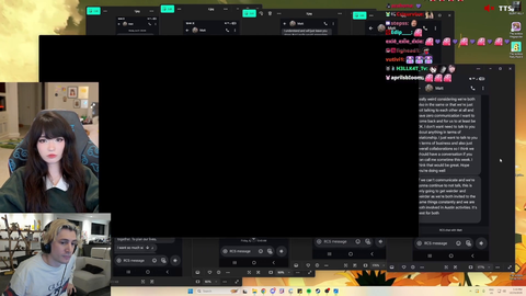 Emiru shows text messages of Mizkif desperately trying to contact her