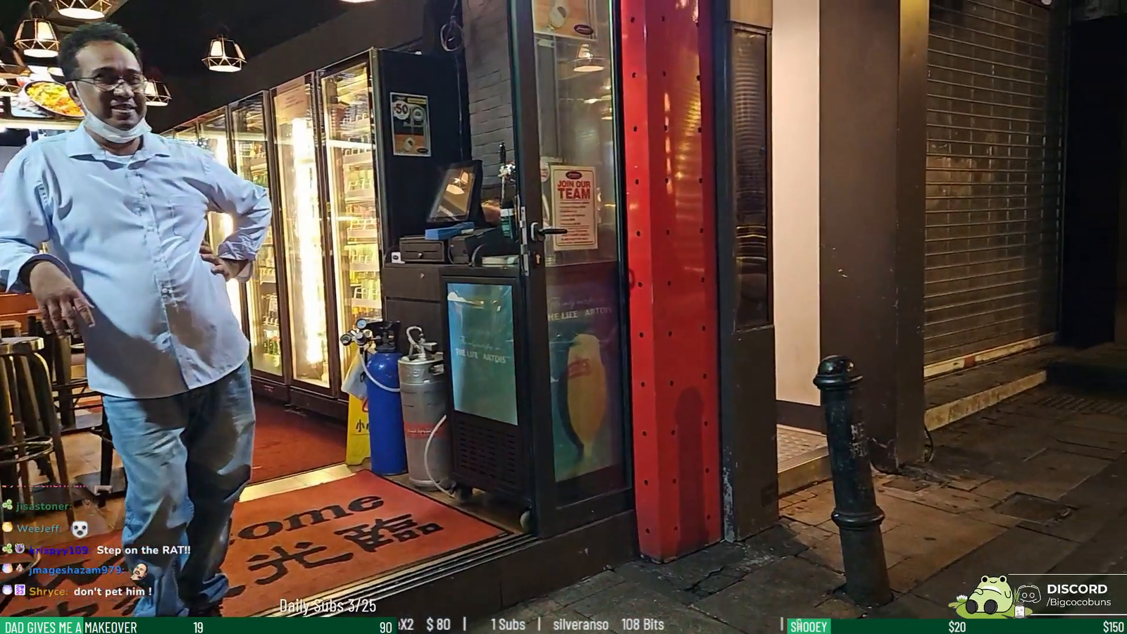unwelcome customer wants kebab in hong kong