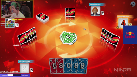 Ninja Cant Get a Card In High Stakes Uno!