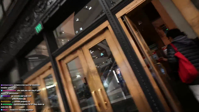 Esfand assists a shoplifter