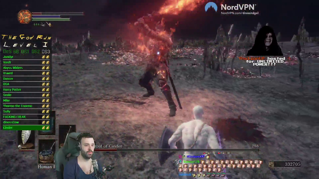 dinossindgeil completes the Soulsborne SL1 Challenge!