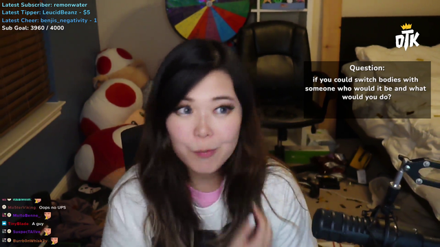 ExtraEmily answers who she would switch bodies with