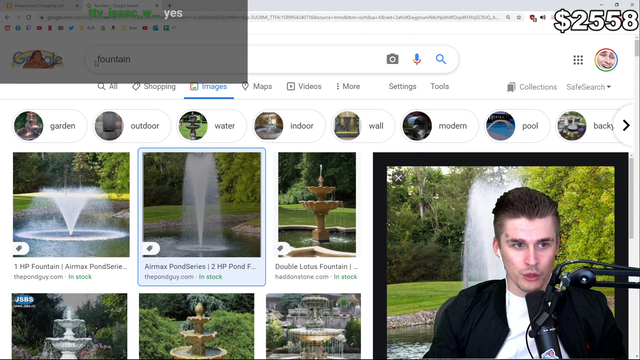 Ludwig showing chat what a water bubbler is