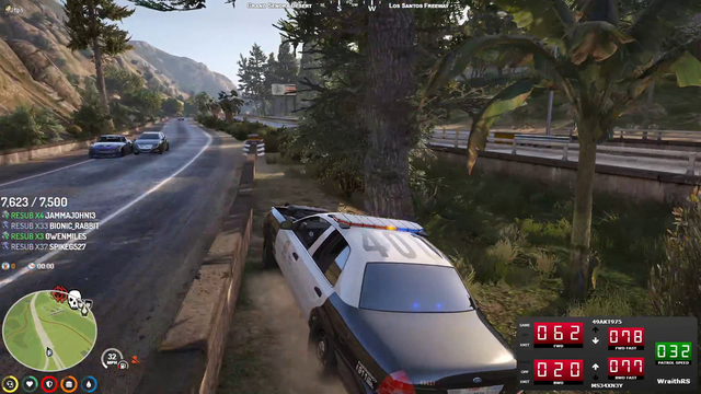 Best police cadet catching racers