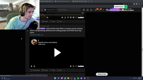xQc said to ban GAMBA