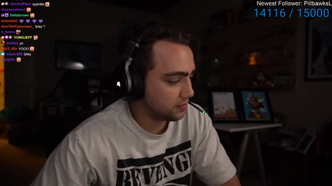 Miz asks a viewer what he was doing before joining stream