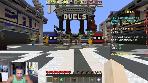 Greek and Tyler realizing they won't win Minecraft Monday