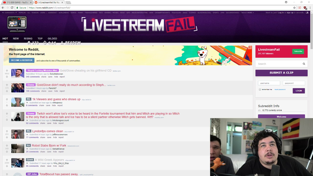 Goldglove's tweet gets deleted right as greek shows it on stream D OMEGALUL C