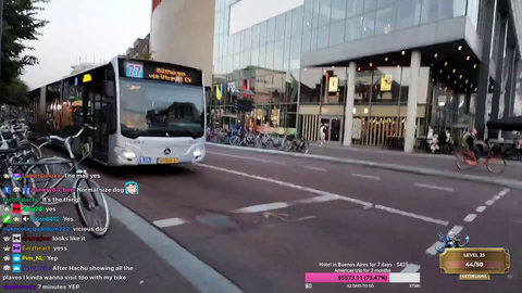 Hachu is too enthusiastic about long buses