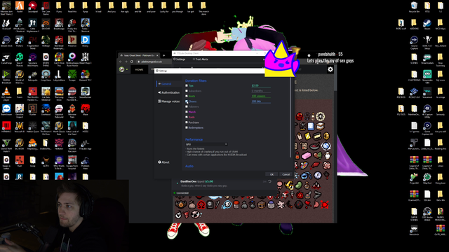 Soda testing his new TTS