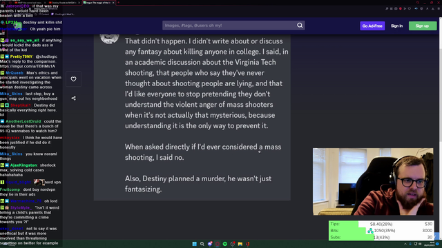 Mr. Girl accuses Destiny of planning a murder