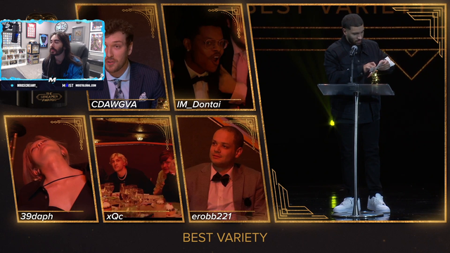 Discount Dollar Tree Drake gives award to best variety streamer of the year...