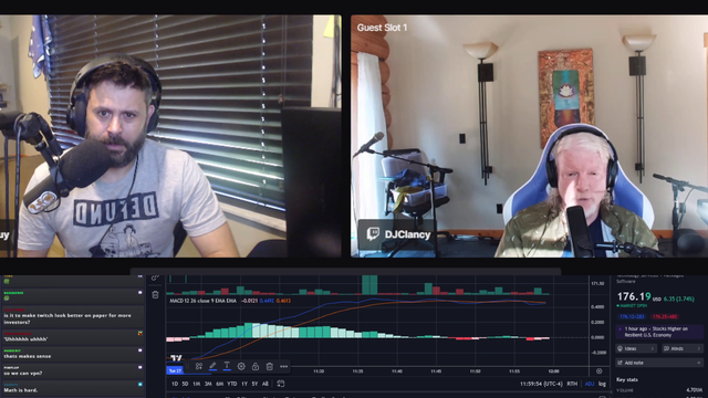 Twitch CEO ditches when StockGuy starts asking about profit split