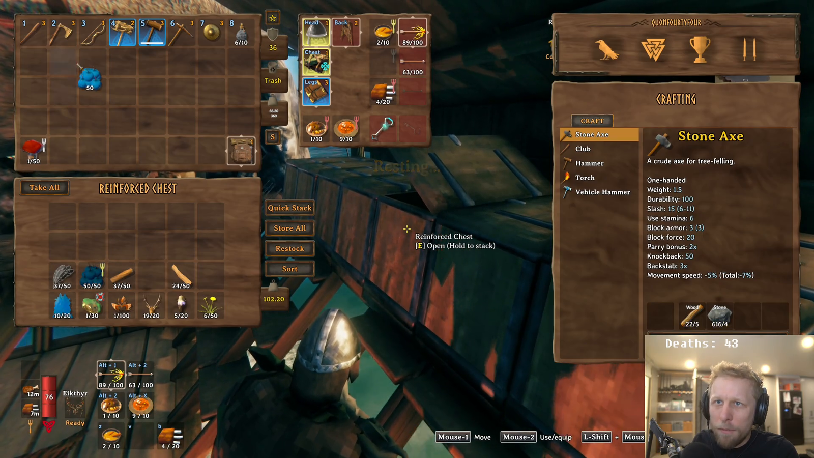 Quin goes from ship captain to Zeppelin pilot in Valheim