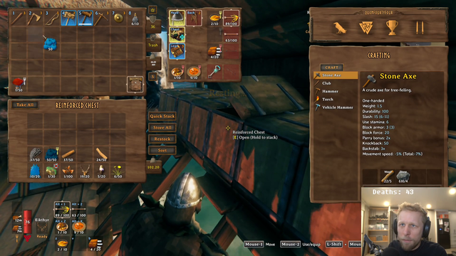 Quin goes from ship captain to Zeppelin pilot in Valheim